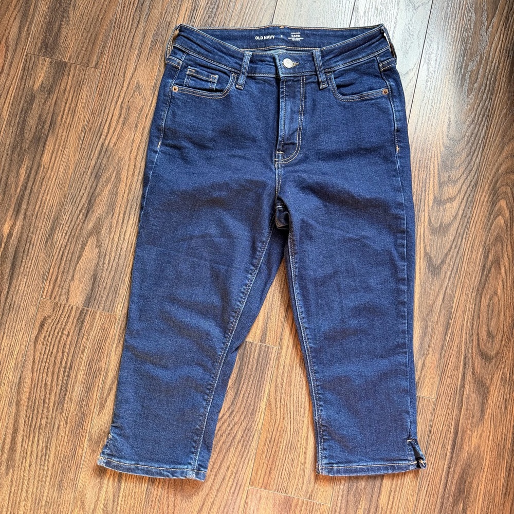 High rise denim CAPRI